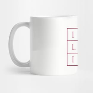 Isolation, burgundy Mug